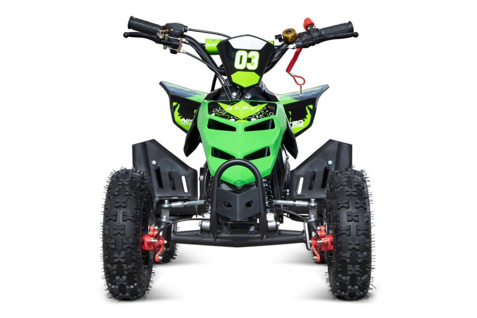 Kinderquad 49cc Repti DLX E-start 6inch White