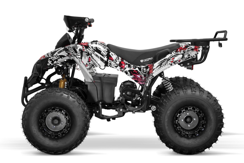 Kinderquad 1000W Warrior Sport 8 Camo red