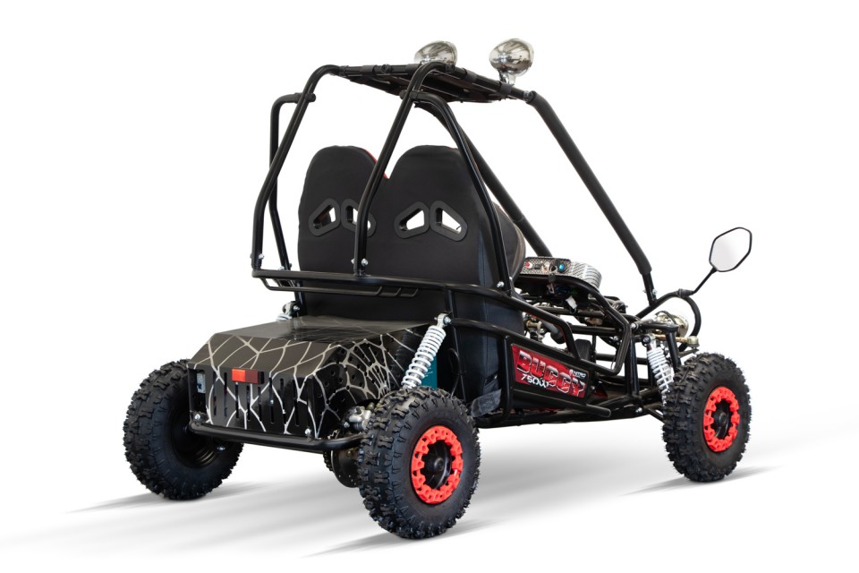 Kinder Buggy 750W Hunt 6 Black
