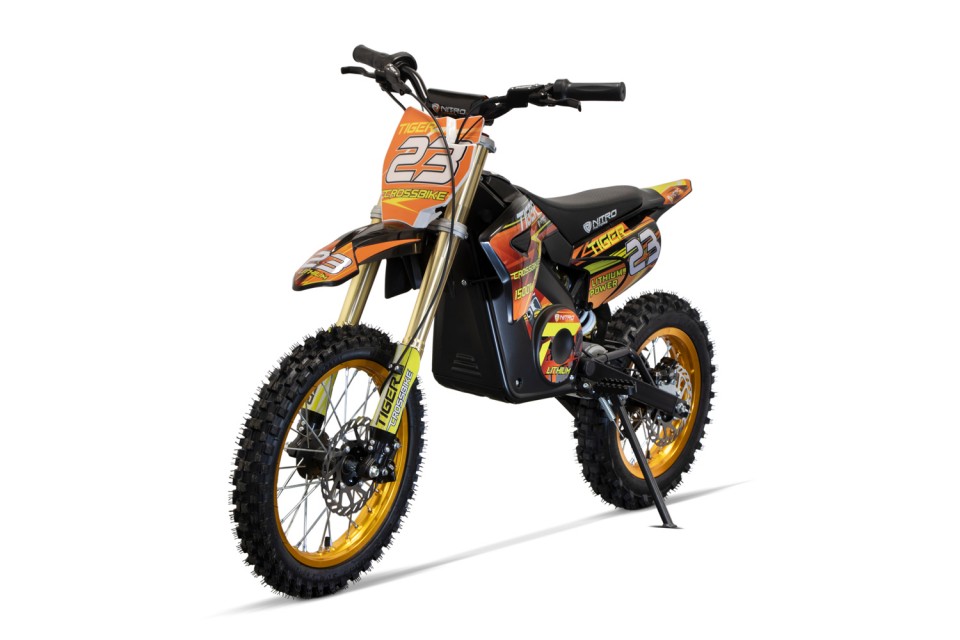 Eco midi Kinder 1500W Dirtbike Tiger DLX 14 Green