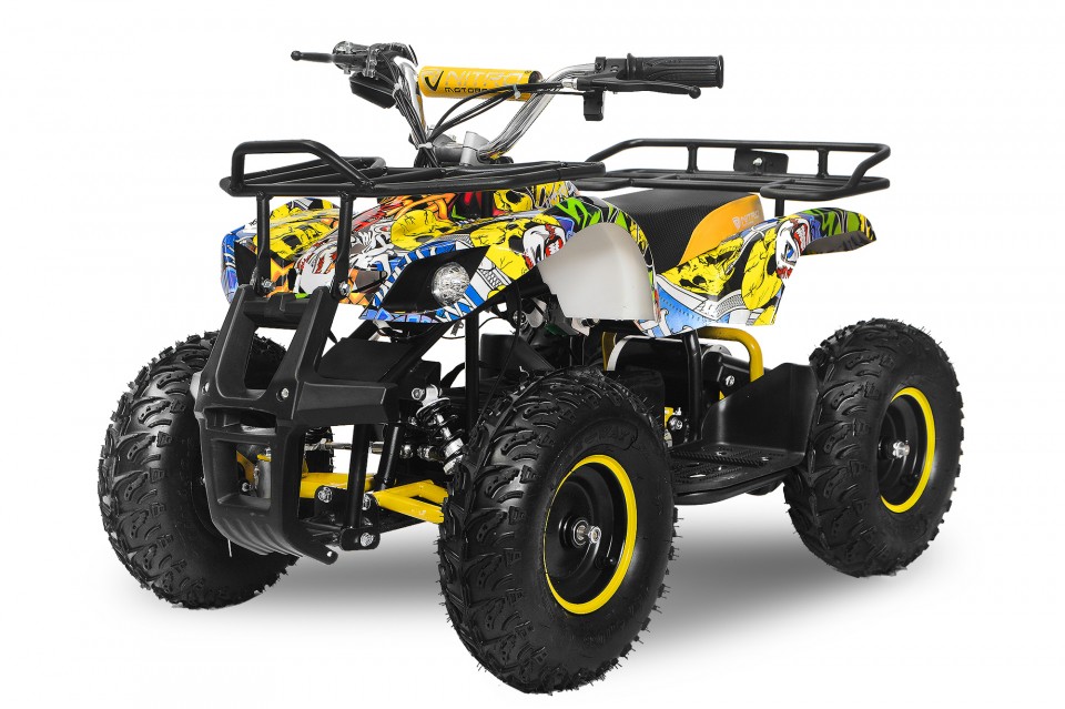 Eco Kinderquad 1000w Torino Sport 6 ALM Graffiti-Green
