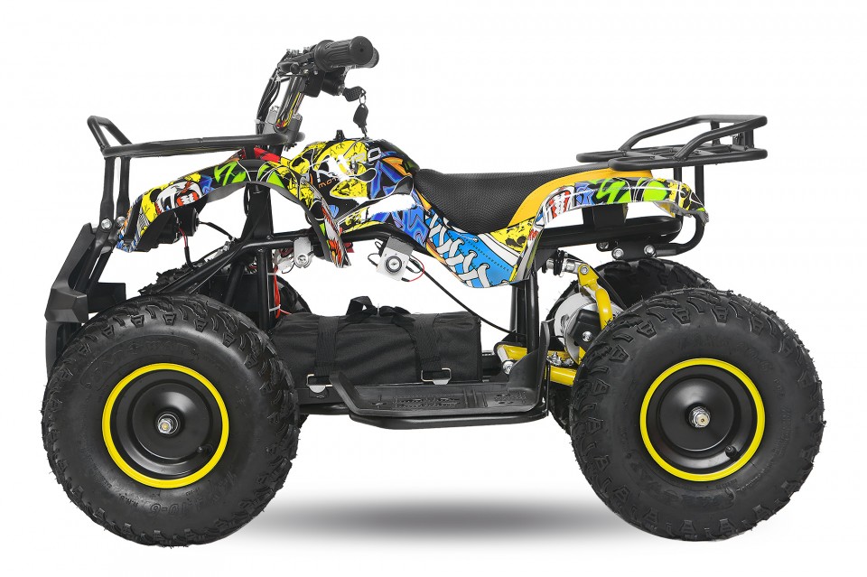 Eco Kinderquad 1000w Torino Sport 6 ALM Graffiti-Yellow