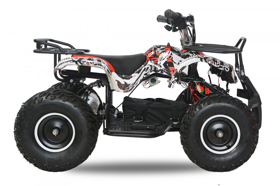 Eco Kinderquad 1000w Torino Sport 6 ALM Graffiti-Yellow