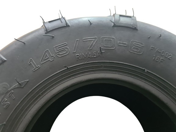 (212B5b) Buitenband 6 inch V Profile (145/70-6) ATV