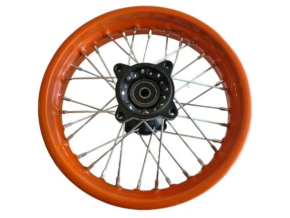 (221C4b) 12 inch achtervelg as 12mm