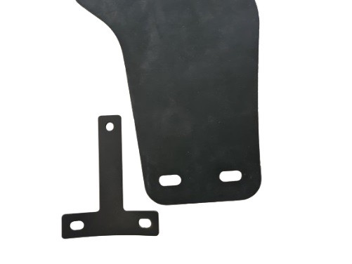 (15B3b) beschermrubber achterzijde + 3 beugels