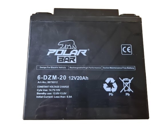 (27B6a) Accu 12 volt voor kinderquads 20ah