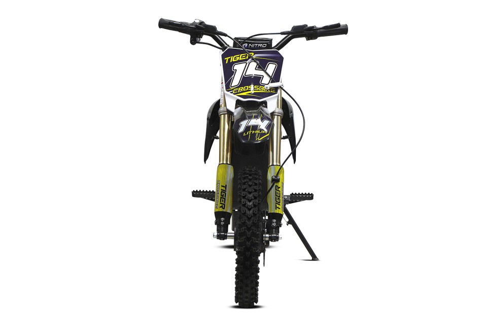 Eco Dirtbike 1100W Tiger DLX 12 Green lithium accu 10ah