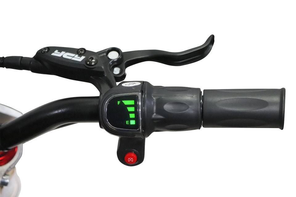 Eco Dirtbike 1100W Tiger DLX 12 Green lithium accu 10ah