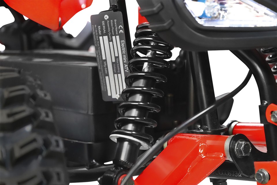 Eco Kinderquad 1000w Python Extreme 6 inch Red