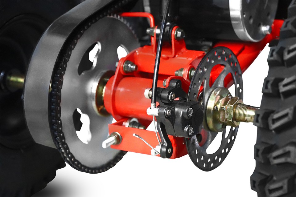 Eco Kinderquad 1000w Python Extreme 6 inch Red