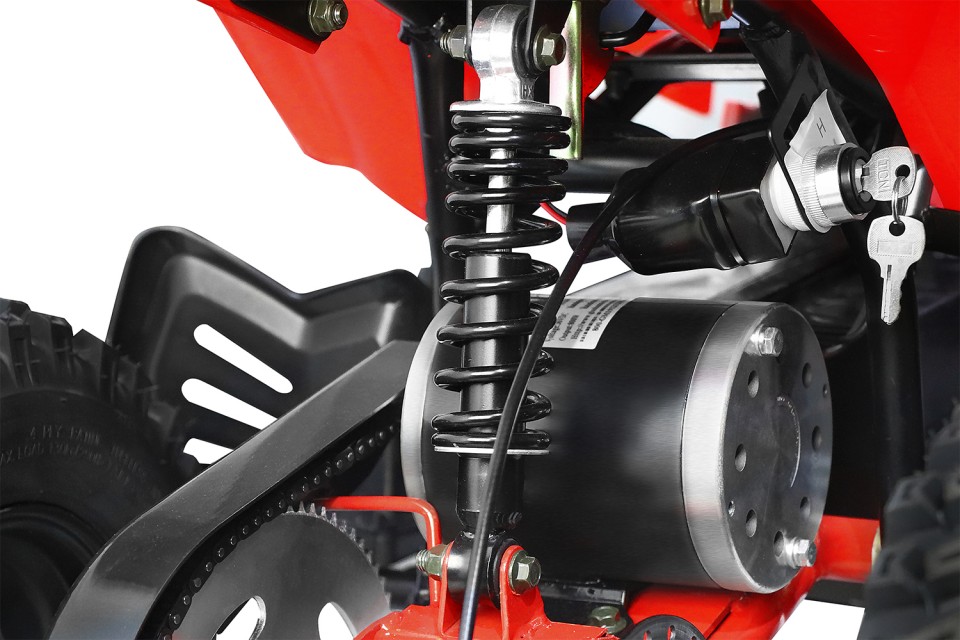 Eco Kinderquad 1000w Python Extreme 6 inch Red