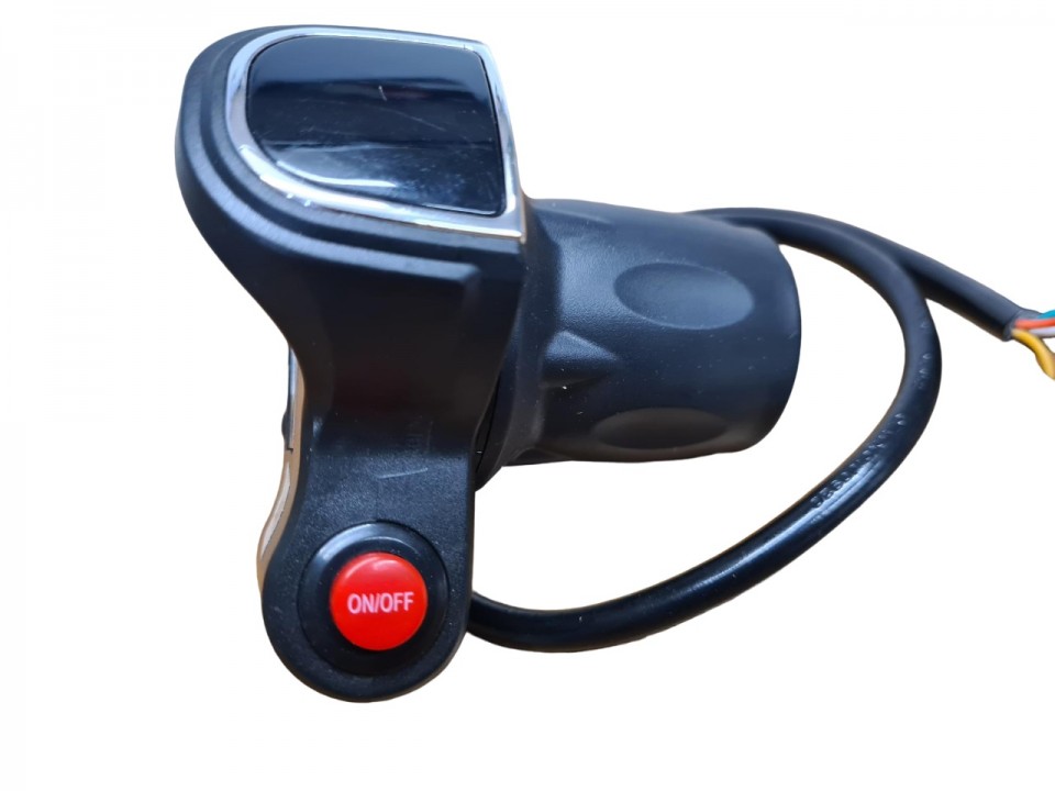 (4J2c) Gashendel Elektrische quad en mini crosser 48V