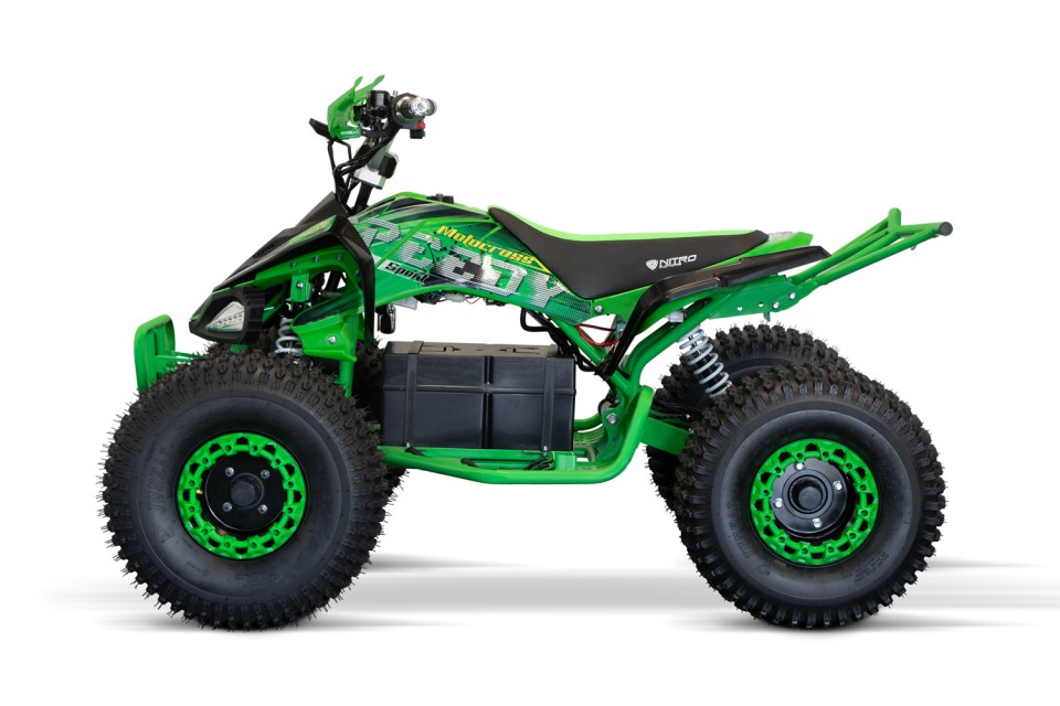 1000W Eco midi Kinder Quad Speedy Sport 8 blue