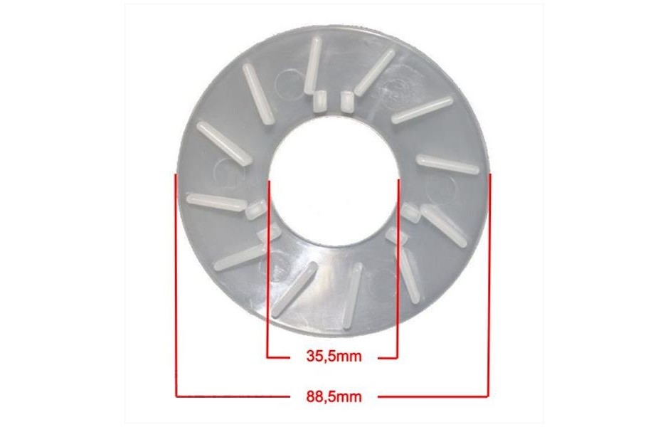 (35C4a) Half Poelie/Koelvin 4T GY6 Vario PVC (89308)