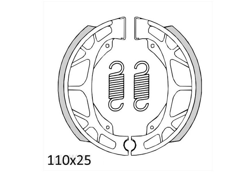 (35B7d) Remschoen-set MKX 110 x 25 (10851)