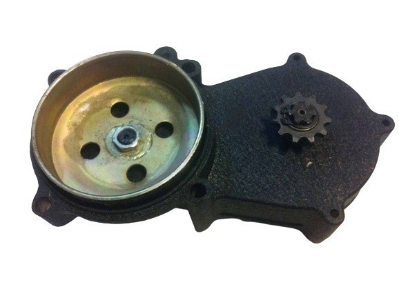 (3E4a) Koppelingshuis compleet kort 9 cm mini cross en mini atv