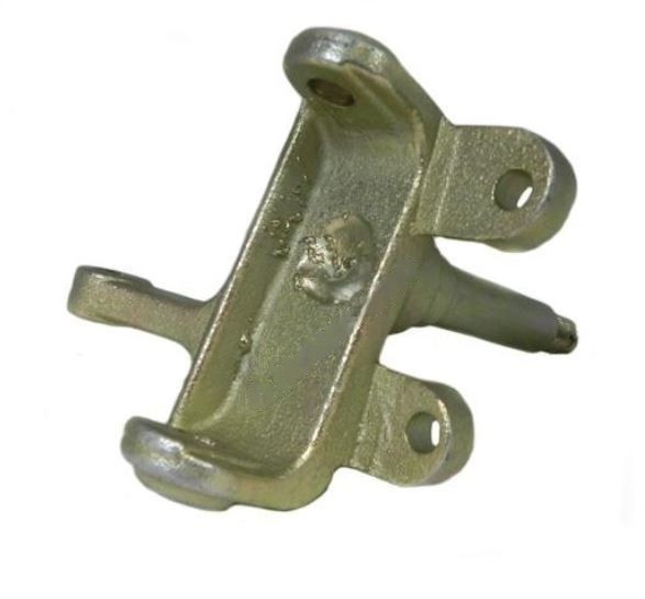 (10H3a) Wielnaaf/as links + remklauwbevestiging 100mm