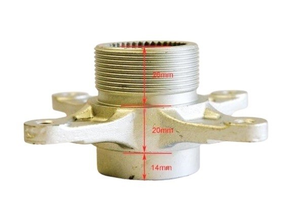 (10B4d) Remschijf bevestiging achter egl motor mad max eglmotor