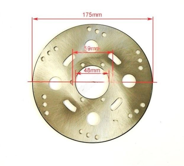 (6i3a) Remschijf voor egl motor mad max eglmotor