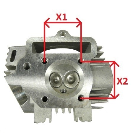 (9E5b) Cilinderkop 110cc/125cc compleet