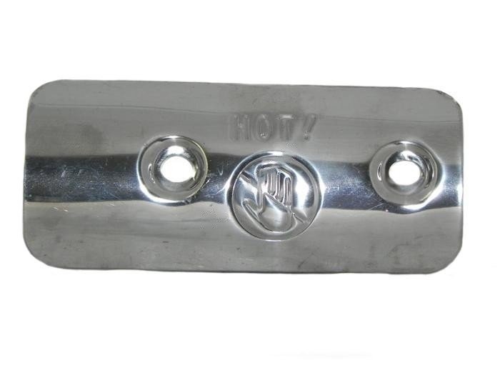 (24Z1d) Hitteschild uitlaat model B 2-takt