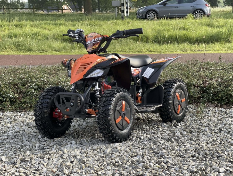 Eco Kinderquad 1000W Gepard Blade offroad profile orange
