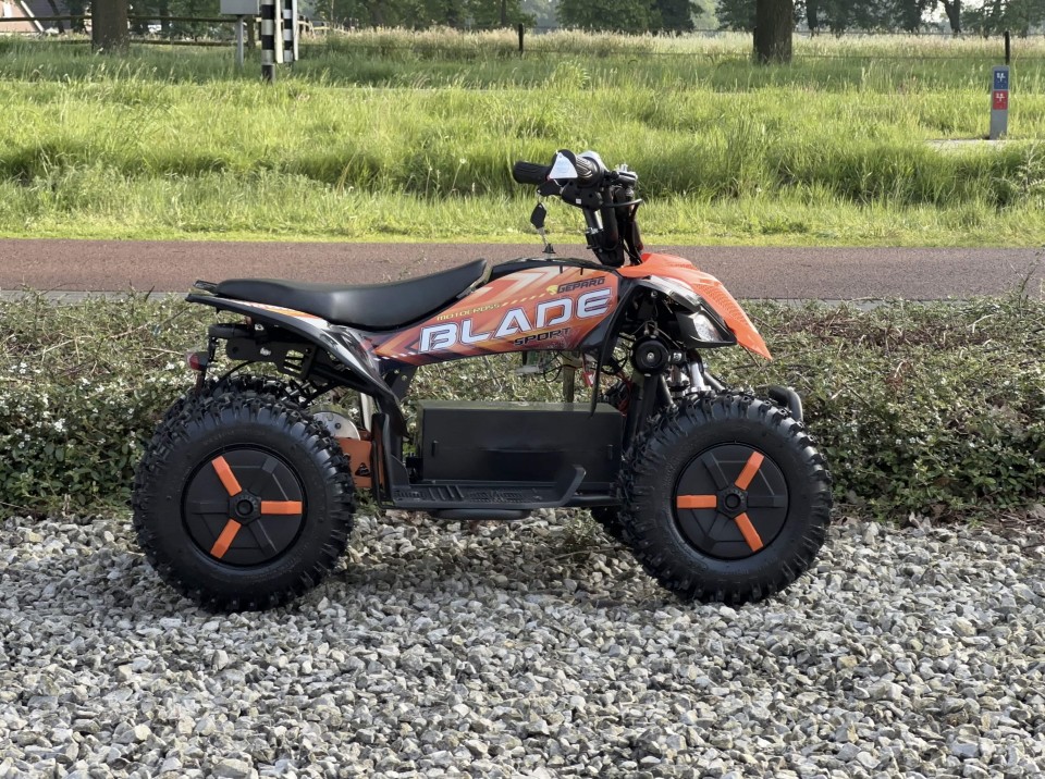 Eco Kinderquad 1000W Gepard Blade offroad profile orange