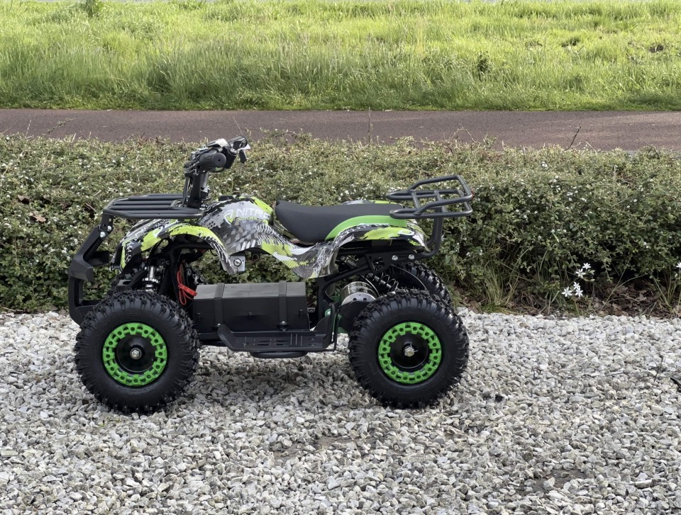 Elektrische Kinderquad Gepard Reaper 1200W 48 offroad graffiti/green