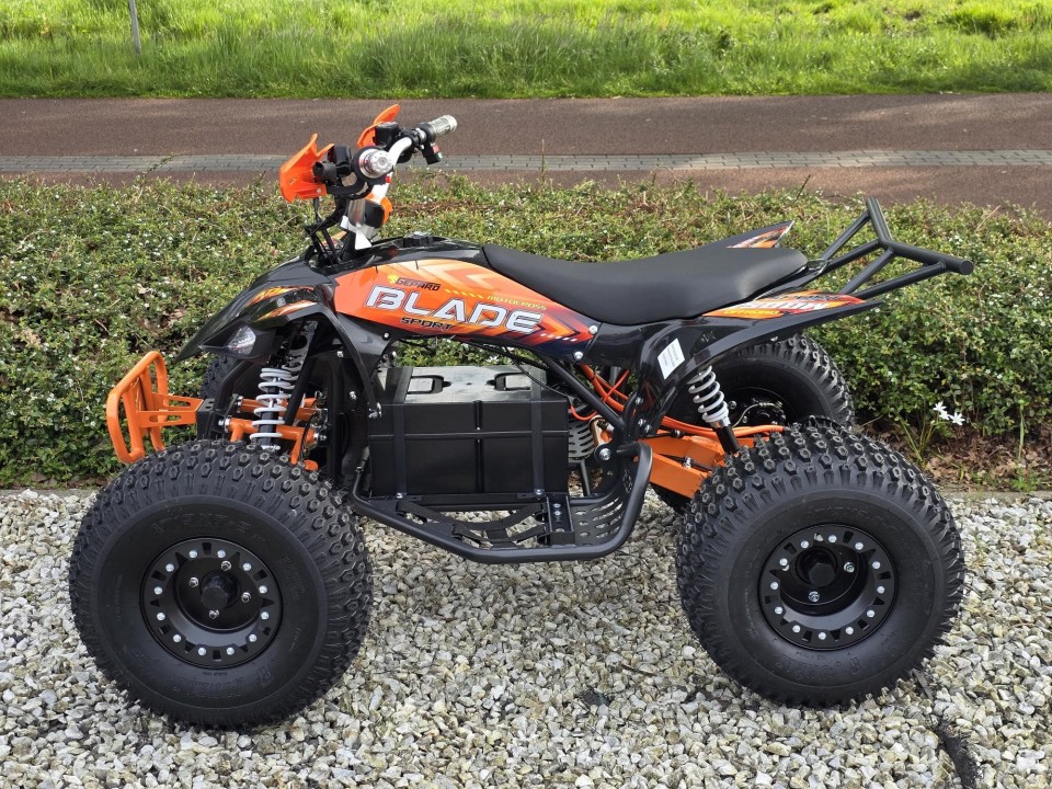 Elektrische Kinderquad Gepard Blade1500W 60V Cardan orange 8'' XXL banden