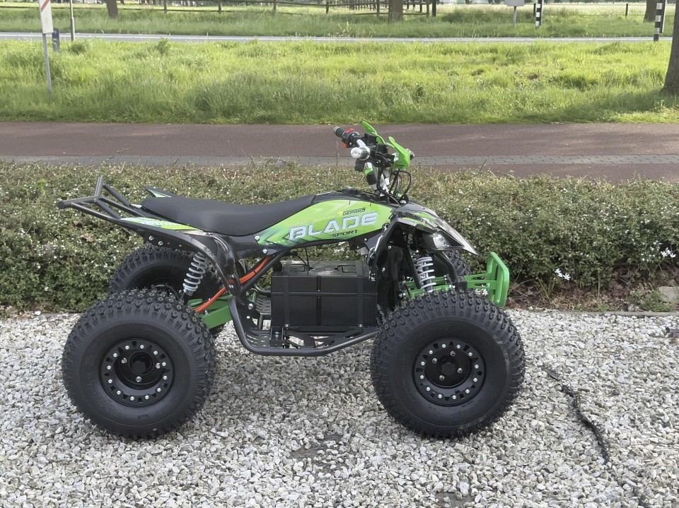 Elektrische Kinderquad Gepard Blade 1500W 60V Cardan green 8'' XXL banden