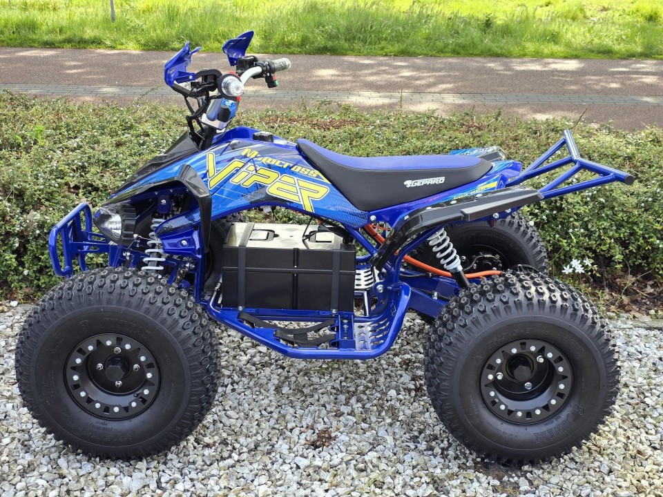 Elektrische Kinderquad Gepard Viper 1500W 60V Cardan blue 8'' XXL banden