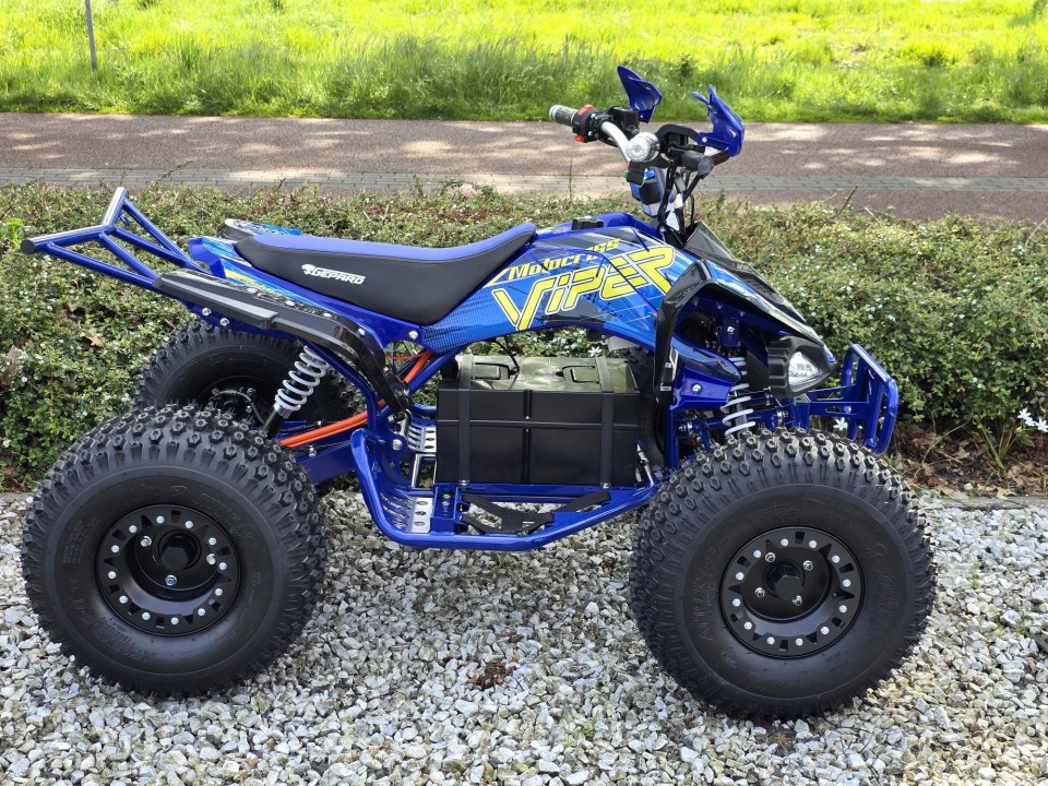 Elektrische Kinderquad Gepard Viper 1500W 60V Cardan blue 8'' XXL banden