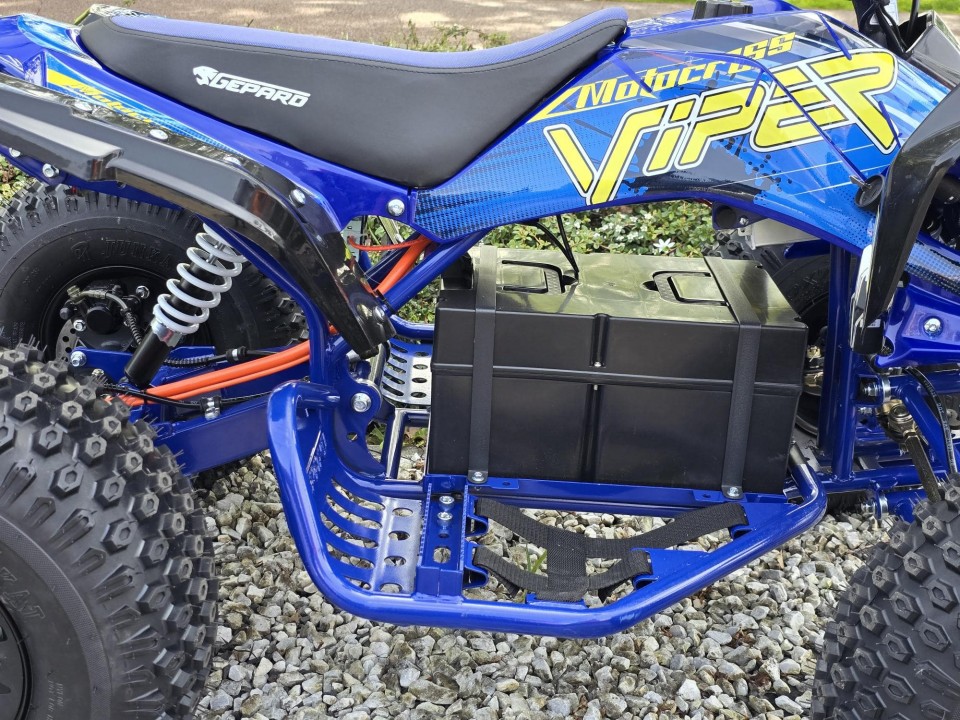 Elektrische Kinderquad Gepard Viper 1500W 60V Cardan blue 8'' XXL banden