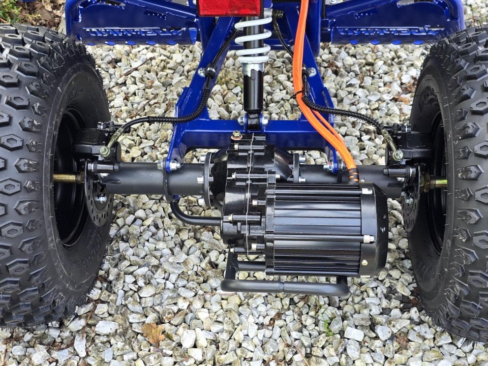 Elektrische Kinderquad Gepard Viper 1500W 60V Cardan blue 8'' XXL banden