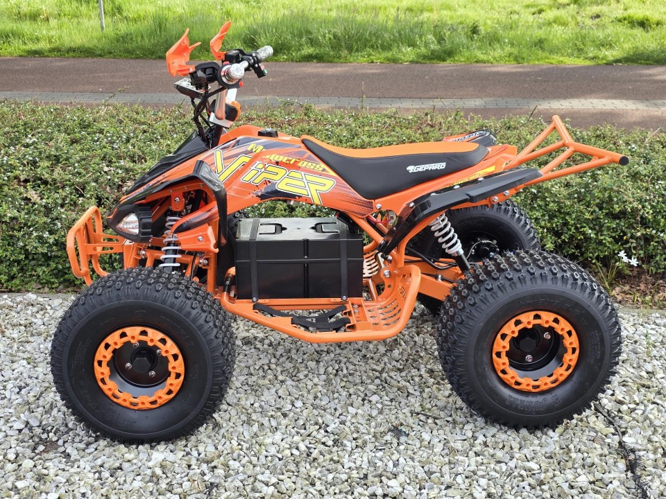 Elektrische Kinderquad Gepard Viper 1000W 48V Cardan orange 8'' XXL banden