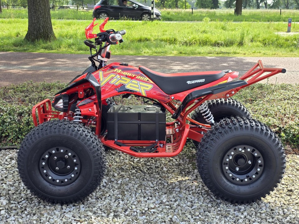 Elektrische Kinderquad Gepard Viper 1500W 60V Cardan red 8'' XXL banden	