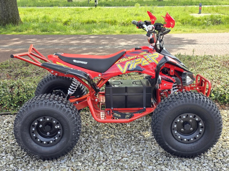 Elektrische Kinderquad Gepard Viper 1500W 60V Cardan red 8'' XXL banden	