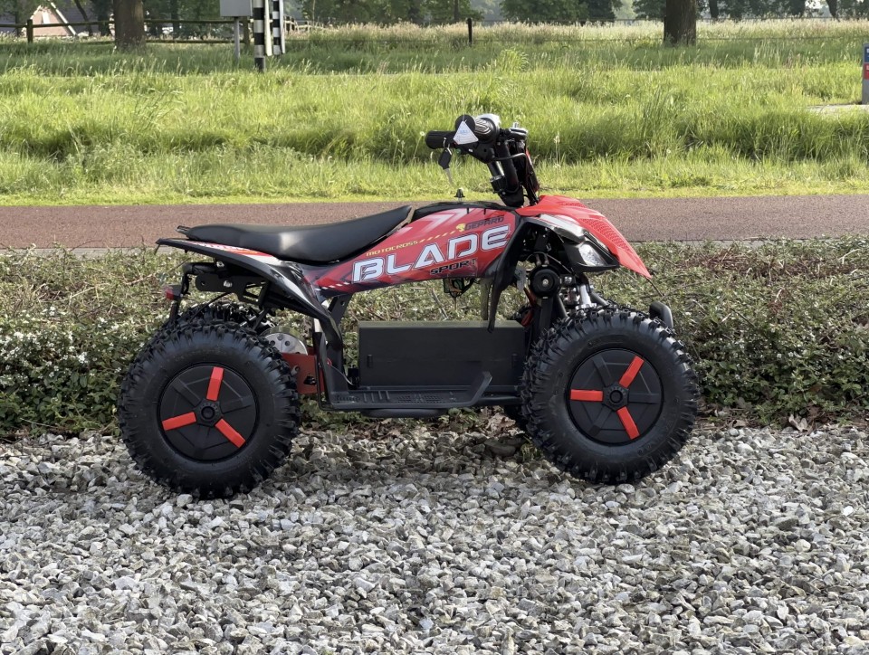 Eco Kinderquad 1000W Gepard Blade offroad profile red
