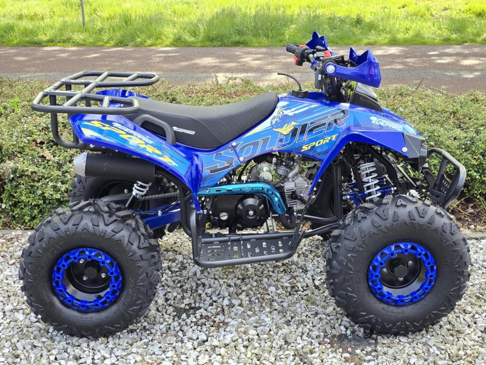 Kinderquad 125cc Gepard Soldier Deluxe RS8 blue