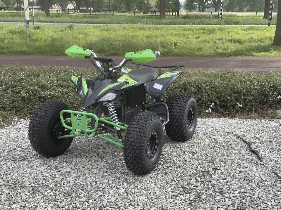 Elektrische Kinderquad Gepard Blade 1000w 48v 8inch Cardan Green