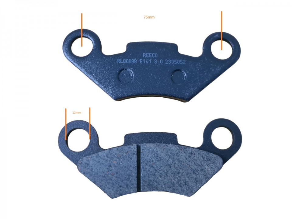(205F3e) Remblokken E-performance Spy racing