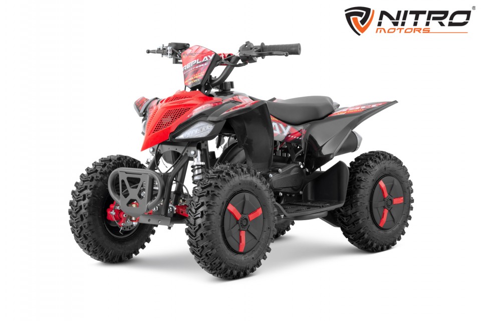 Kinderquad 49cc Replay E-start snowy-prfile L sport