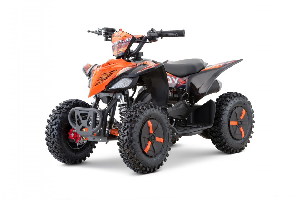 Kinderquad 49cc Replay E-start snowy-prfile L sport 