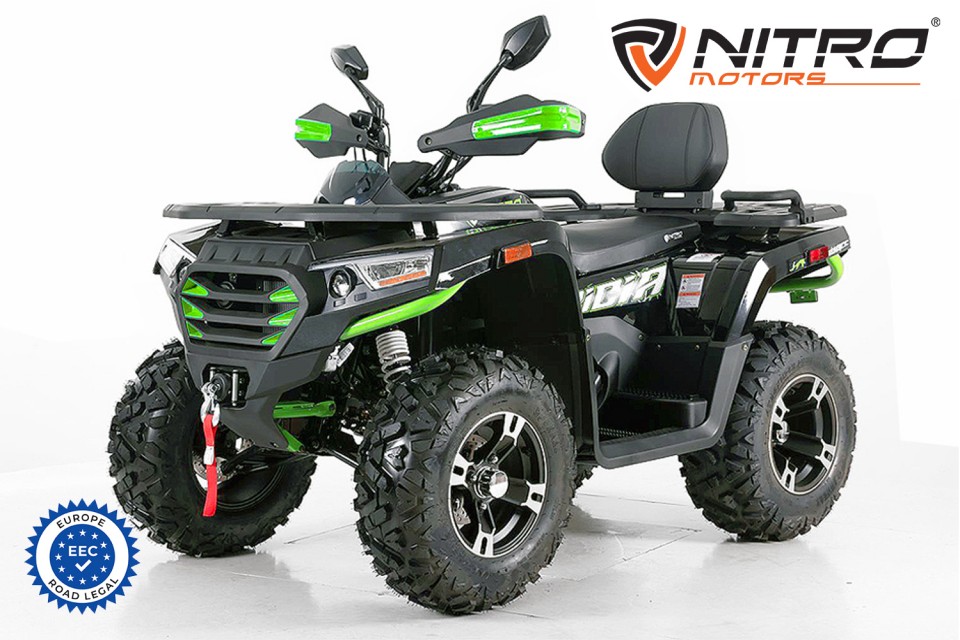 Nitro Tricia quad met kenteken 300cc platin T3B