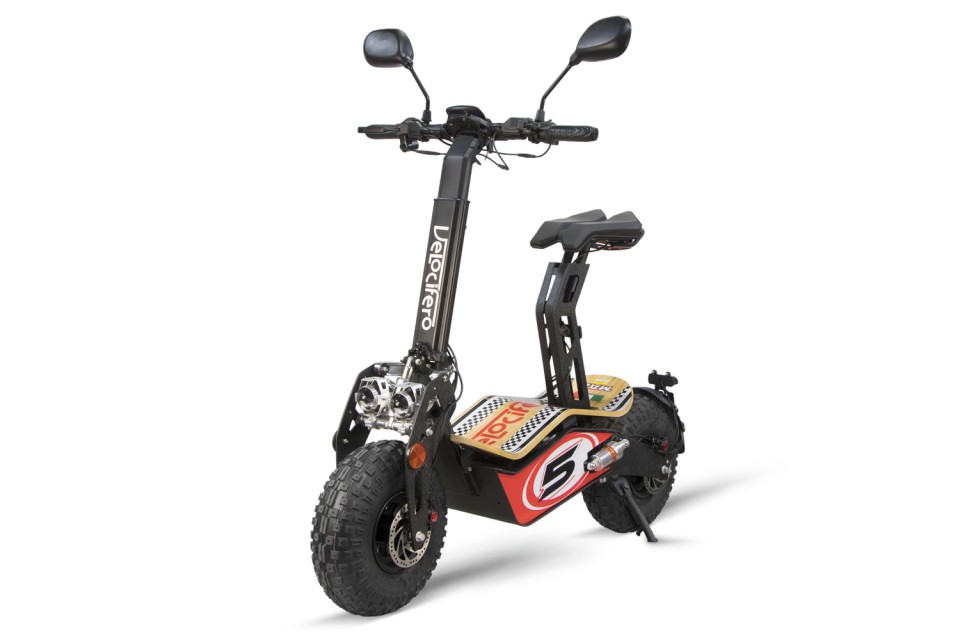 Velocifero MAD e-scooter 810W 48V EEC Borstelloos