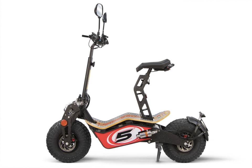 Velocifero MAD e-scooter 810W 48V EEC Borstelloos