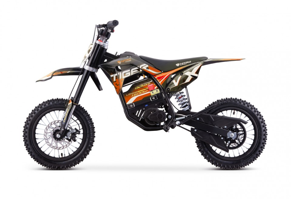 Eco Dirtbike TIGER VX 1600W 48V13Ah Lithium 12/12