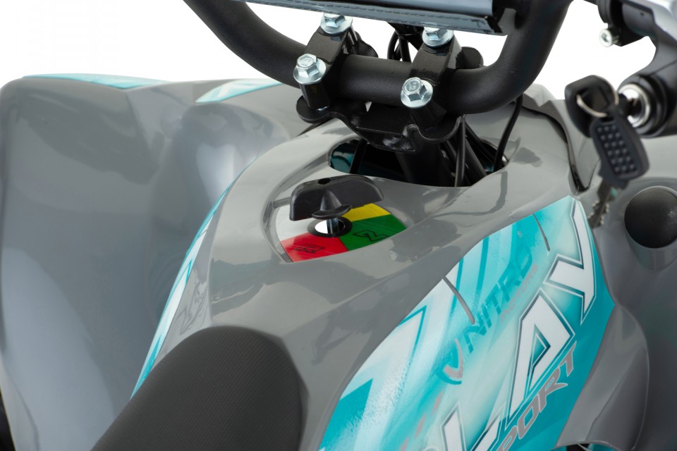 NITRO MOTORS 1200W 48V Eco mini Kinderquad Replay Sneeuwband XL Sport 6