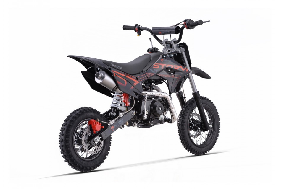 Dirtbike 110cc Storm V3 12/10 Semi Aut e-start + kickstart